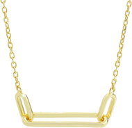 JSB Bijoux Összefűzött ovális forma, aranyozott 92300521g (Ag925/1000, 3,52 g) - Nyaklánc