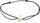 Gold plated crystal on string 92500529g-cr (Ag925/1000, 1,04 g)