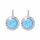 Blue crystal stones 92400025bl (Ag925/1000, 2,1 g)