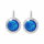 Dark Blue crystal stones 92400025dbl (Ag925/1000, 2,1 g)