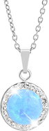 JSB Bijoux Opal with Swarovski Blue crystal stones 92300025bl (Ag925/1000, 2,1 g) - Necklace
