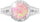 Rose crystal stones 92700025ro (Ag925/1000, 2,3 g)