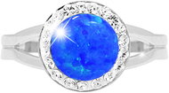 JSB Bijoux Opal with Swarovski Dark Blue crystal stones 92700025dbl (Ag925/1000, 2,3 g) - Ring