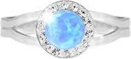 JSB Bijoux Opal with Swarovski Blue crystal stones 92700040bl (Ag925/1000, 2,08 g) - Ring