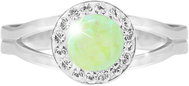 JSB Bijoux Opal with Swarovski Green crystal stones 92700040gr (Ag925/1000, 2,08 g) - Ring