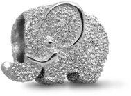 PANDORA Bead 794528C00 Mini Textured Elephant - Bead (Charm)