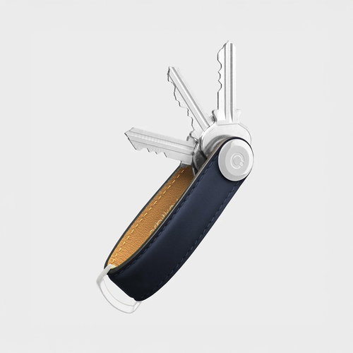 ORBITKEY Key Organiser Matte Leather - Dusk - Keychain - Main image