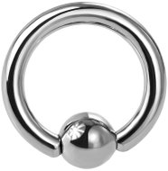PININ Ohebný kroužek do ucha, leštěný – krouřek s kuličkou - Piercing