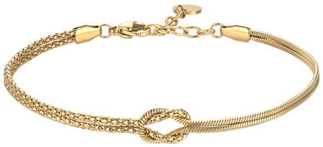 LUCA BARRA Ip Gold Steel Bracelet With Knot - Karkötő - Fő fotó