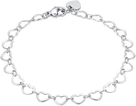 LUCA BARRA Steel Bracelet With Hearts - Karkötő - Fő fotó
