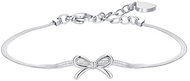 LUCA BARRA Steel Bow Bracelet - Bracelet