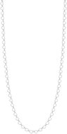 LUCA BARRA Steel Necklace With Hearts - Necklace