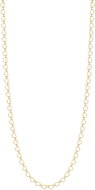 LUCA BARRA Gold-Coloured Steel Necklace with Hearts - Necklace