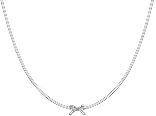 LUCA BARRA Necklace In Steel Bow - Nyaklánc - Fő fotó