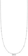 LUCA BARRA Steel Necklace With Infinity And White Zircon Light Points - Necklace
