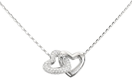 GUESS Beloved Ladies Silver Tone Necklace JUBN06013JWRHT/U - Necklace - Main image