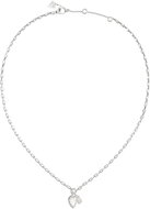 GUESS Crystal Love ladies silver tone necklace JUBN06359JWRHT/U - Necklace