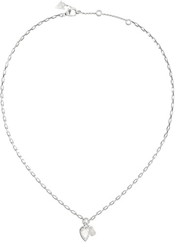 GUESS Crystal Love ladies silver tone necklace JUBN06359JWRHT/U - Necklace - Main image