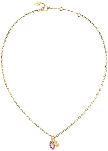 GUESS Crystal Love Ladies Gold Tone Necklace JUBN06359JWYGPKT/U - Necklace - Main image