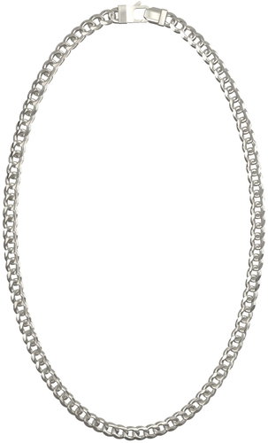GUESS Lo Studio Gents Silver Tone Necklace JUMN06103JWSTT/U - Necklace - Main image
