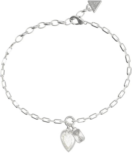 GUESS Crystal Love ladies silver-tone bracelet JUBB06360JWRHS - Bracelet - Main image