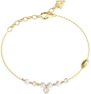 GUESS Pearly Ladies Gold Tone Bracelet JUBB06481JWYGS - Bracelet