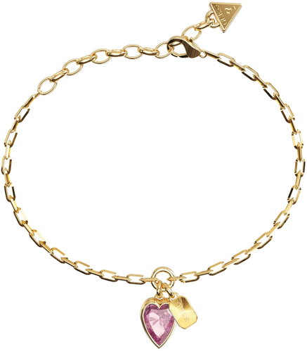 GUESS Crystal Love Ladies Gold Tone Bracelet JUBB06360JWYGPKS - Bracelet - Main image