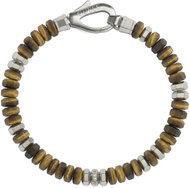 GUESS Life In Tokyo Gents Silver Tone Bracelet JUMB06092JWSTBWL - Bracelet