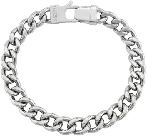 GUESS Lo Studio Gents Silver Tone Bracelet JUMB06104JWSTL - Bracelet - Main image