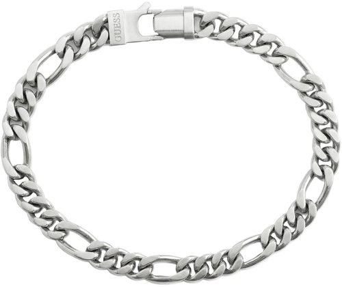 GUESS Lo Studio Gents Silver Tone Bracelet JUMB06102JWSTL - Bracelet - Main image