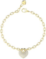 GUESS Crazy In Love Ladies Gold Tone Bracelet JUBB05214JWYGS - Bracelet