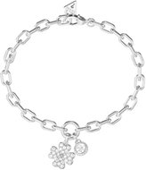 GUESS Love Bites Ladies Silver Tone Bracelet JUBB06044JWRHS - Bracelet