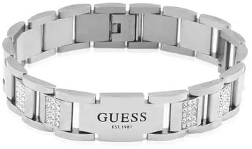 GUESS Frontiers Gents Silver Tone Bracelet JUMB01341JWSTT/U - Bracelet - Main image