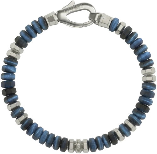 GUESS Life In Tokyo Gents Silver Tone Bracelet JUMB06092JWSTJBL - Bracelet - Main image