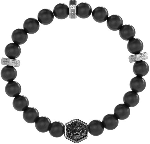 GUESS Lion King Gents Silver Tone Bracelet JUMB06005JWSTBKT/U - Bracelet - Main image