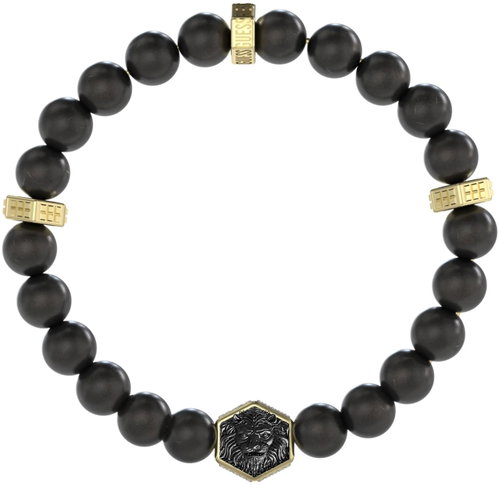 GUESS Lion King Gents Gold Tone Bracelet JUMB06005JWYGBKT/U - Bracelet - Main image