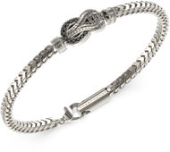GUESS Sailor Knot Gents Silver Tone Bracelet JUMB05028JWSTS - Bracelet