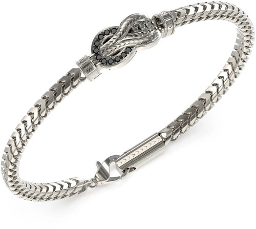 GUESS Sailor Knot Gents Silver Tone Bracelet JUMB05028JWSTS - Bracelet - Main image