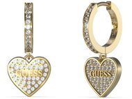 GUESS Huggie Me Ladies Gold Tone Earrings JUBE03136JWYGT/U - Earrings