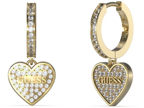 GUESS Huggie Me Ladies Gold Tone Earrings JUBE03136JWYGT/U - Earrings - Main image