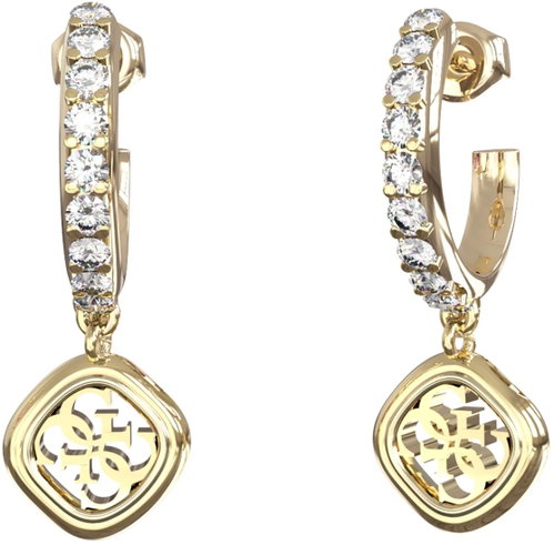 GUESS Jaipur Splendor ladies gold-tone earrings JUBE06151JWYGT/U - Earrings - Main image