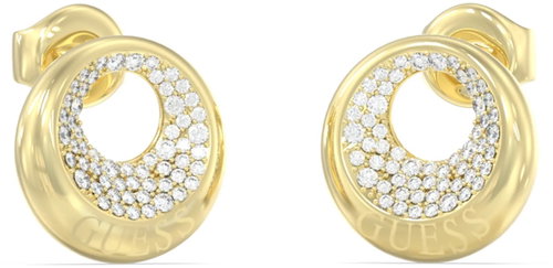 GUESS Moon Drops Ladies Gold Tone Earrings JUBE06247JWYGT/U - Earrings - Main image