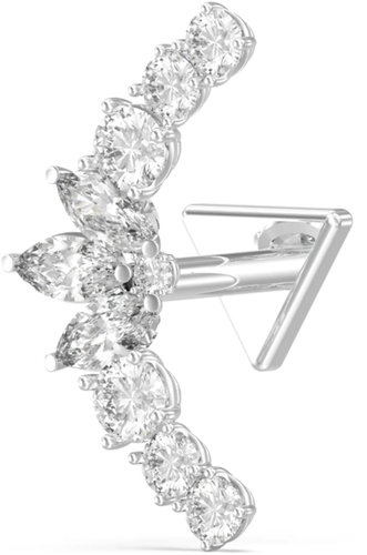 GUESS Ladies Silver Tone Earrings JUBE06264JWRHT/U - Earrings - Main image