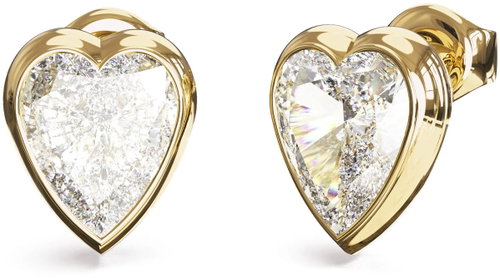 GUESS Crystal Love ladies gold tone earrings JUBE06361JWYGT/U Main image GUESS Crystal Love ladies gold tone earrings JUBE06361JWYGT/U - Earrings - Main image