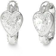 GUESS Crystal Love ladies silver-tone earrings JUBE06365JWRHT/U - Earrings