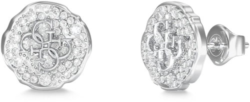 GUESS Morning Grace Ladies Silver Tone Earrings JUBE06381JWRHT/U Main image GUESS Morning Grace Ladies Silver Tone Earrings JUBE06381JWRHT/U - Earrings - Main image