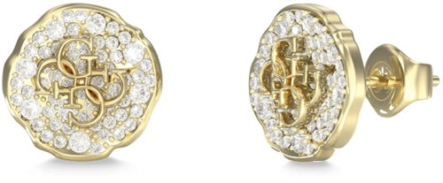 GUESS Morning Grace Ladies Gold Tone Earrings JUBE06381JWYGT/U - Earrings - Main image