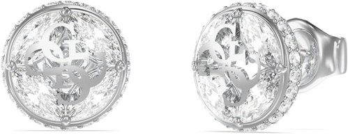GUESS 4G Supreme Ladies Silver Tone Earrings JUBE06395JWRHT/U - Earrings - Main image