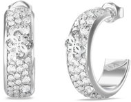 GUESS 4G Supreme Ladies Silver Tone Earrings JUBE06402JWRHT/U - Earrings