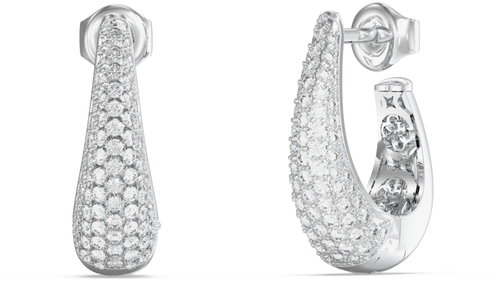 GUESS Madison ladies' silver tone earrings JUBE06429JWRHT/U - Earrings - Main image